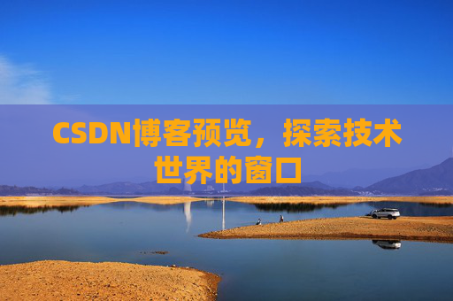 CSDN博客预览，探索技术世界的窗口